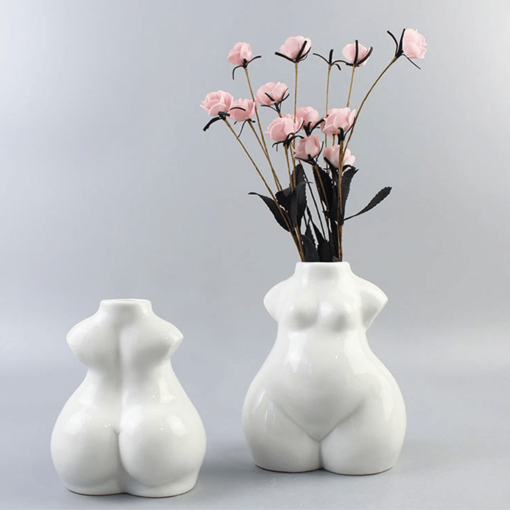 Diät ist schwer Keramik Blumen Vase – klein