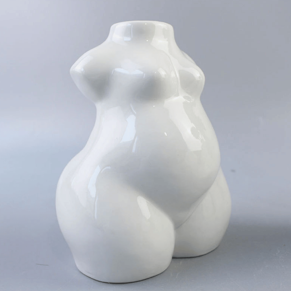 Diät ist schwer Keramik Blumen Vase – klein