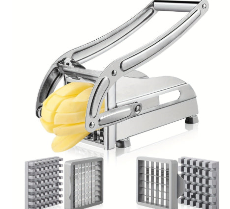 Hausgemachte Pommes sicher schneiden mit diesem manuellen Pommes-Schneider