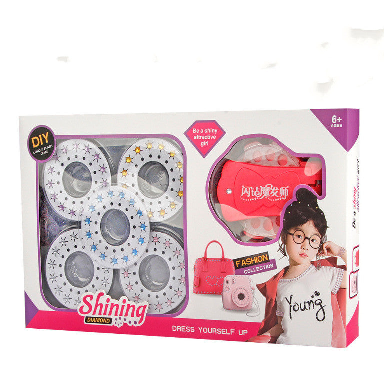 Glitzer-Haarstempel mit Strass – Der perfekte Glanz für Prinzessinnen-Frisuren