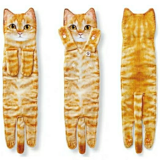 Niedlichkeitsalarm Katzenhandtücher für Bad und Küche