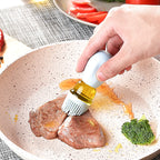 Hitzebeständiger Silikonpinsel mit Druckkontroll-Ölflasche