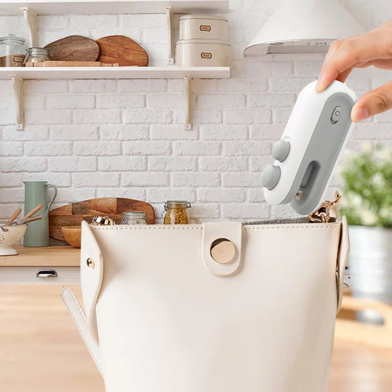 Praktischer Chipsbeutel-Schneider & Versiegler – Geöffnete Tüten länger frisch halten