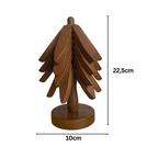 Umweltfreundliches klappbares Holz-Untersetzer-Set im skandinavischen Stil