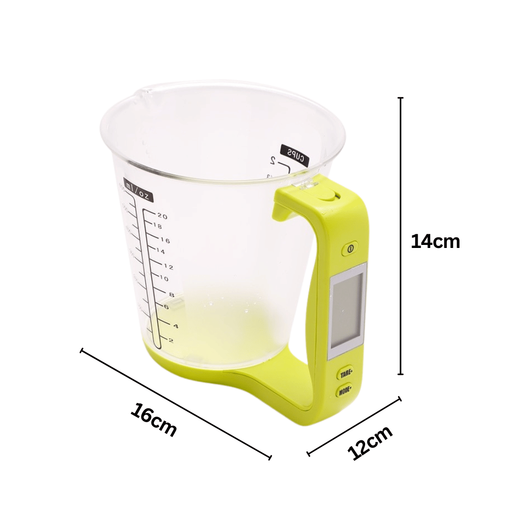Digitale Messbecher-Waage für gleichmäßige Ergebnisse beim Backen und Kochen
