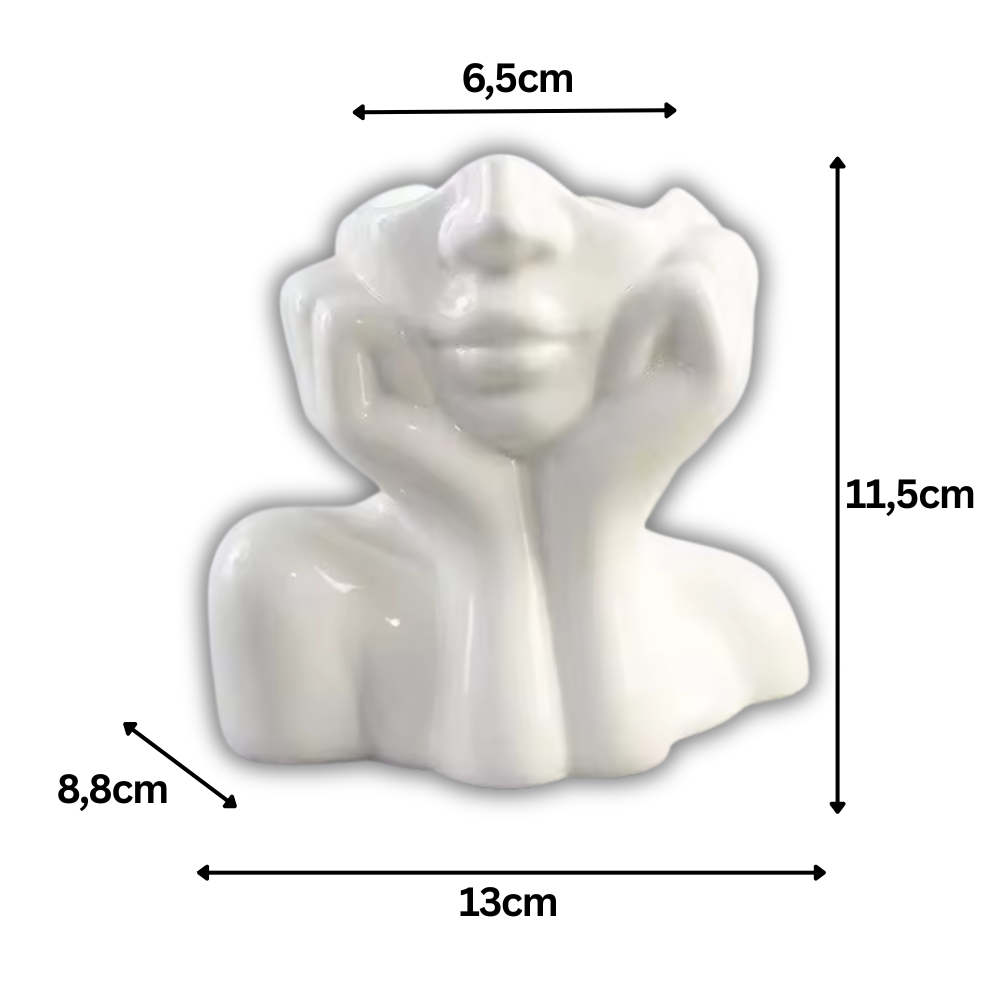 In Liebe versunken Vinyl Blumen Vase – klein