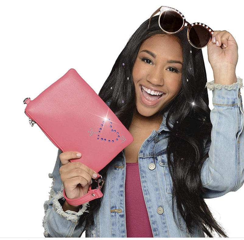 Glitzer-Haarstempel mit Strass – Der perfekte Glanz für Prinzessinnen-Frisuren