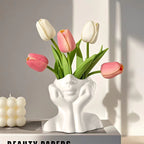 In Liebe versunken Vinyl Blumen Vase – klein